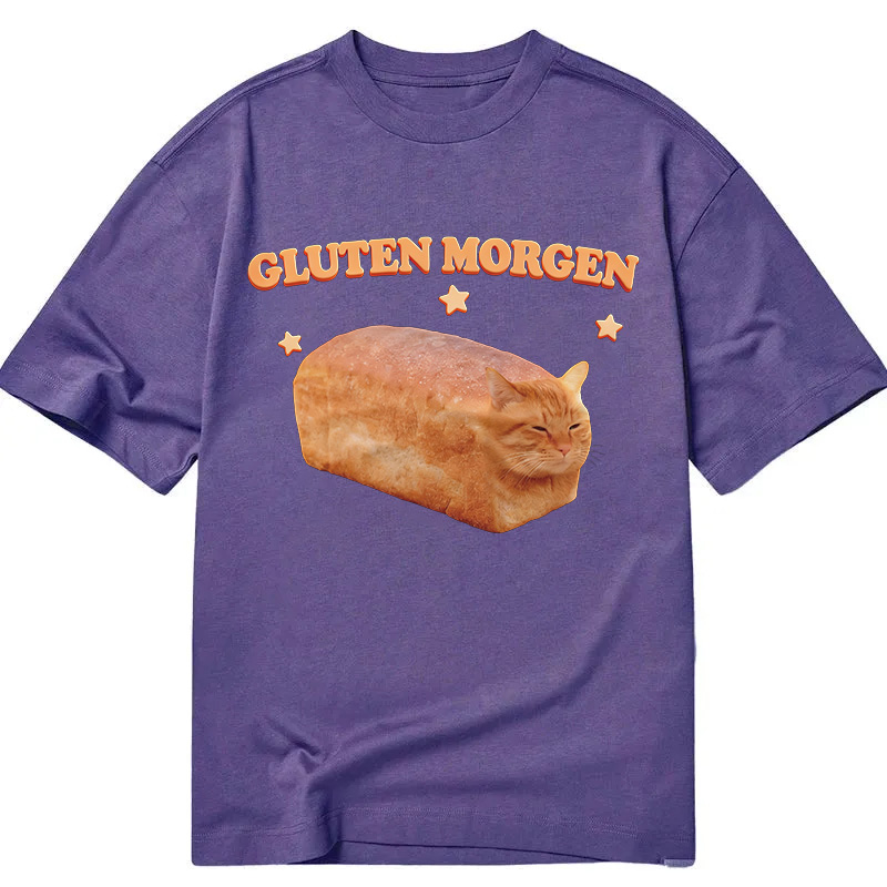 Modecanvas Silly Gluten Cat DTG Printing Classic T-Shirt-modecanvas