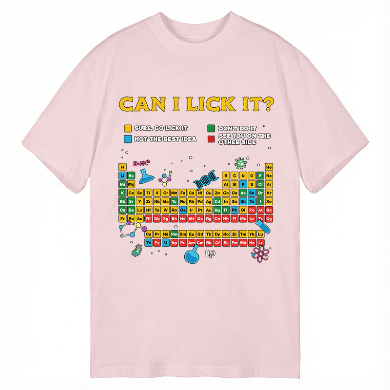 Modecanvas Periodic Table DTG Printing Classic T-Shirt-modecanvas