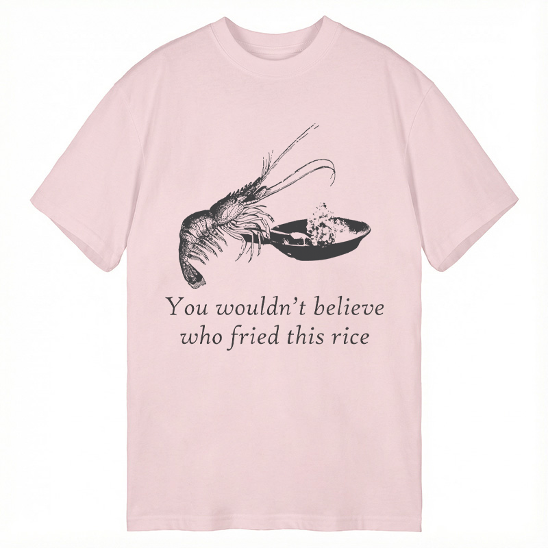 Modecanvas Shrimp Fried Rice DTG Printing Classic T-Shirt-modecanvas