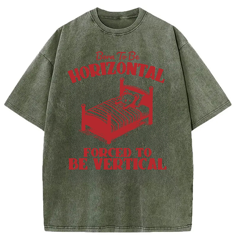 Modecanvas Mental Health Retro Meme DTG Printing Washed T-Shirt