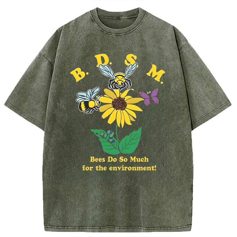 Modecanvas BDSM DTG Printing Washed T-Shirt-modecanvas