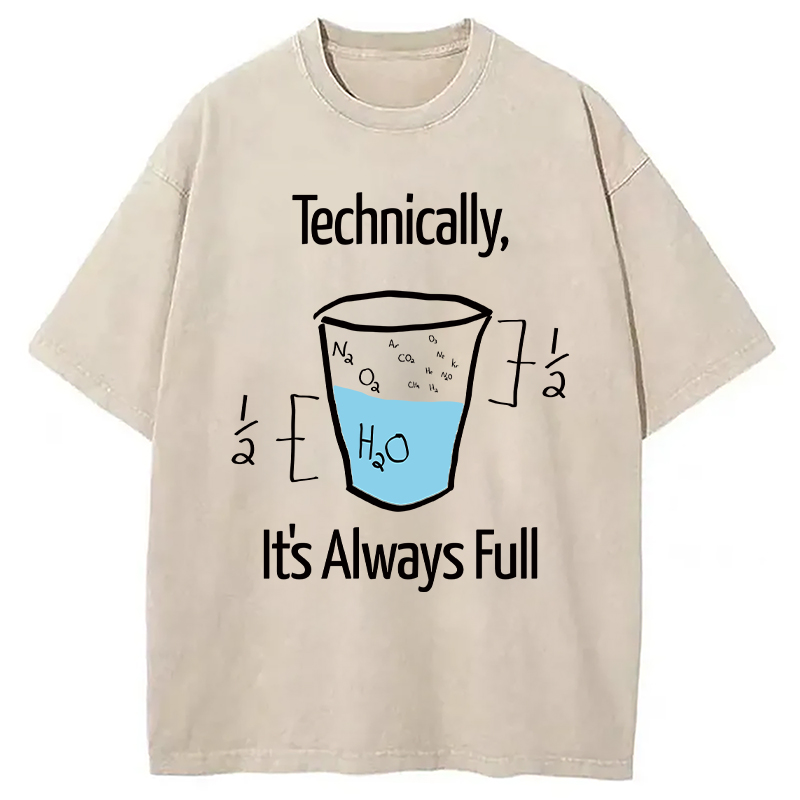 Modecanvas Science Is Optimistic DTG Printing Washed T-Shirt