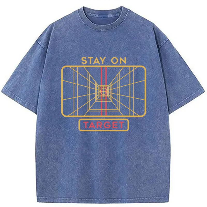 Modecanvas Stay On Target DTG Printing Washed T-Shirt