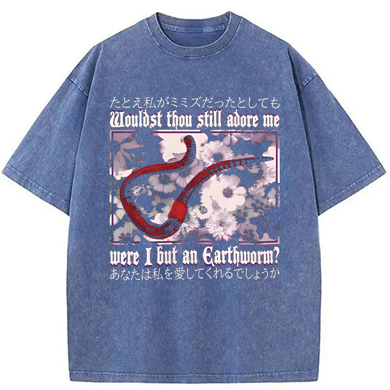 Modecanvas Wouldst Thou Still Adore Me DTG Printing Washed T-Shirt