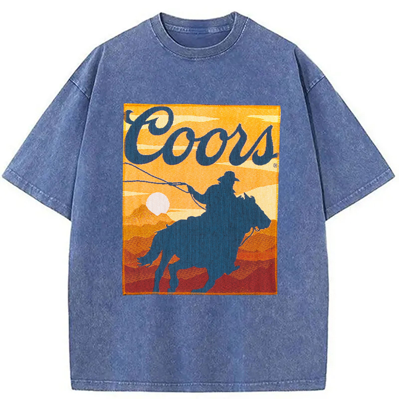 Modecanvas Coors DTG Printing Washed T-Shirt