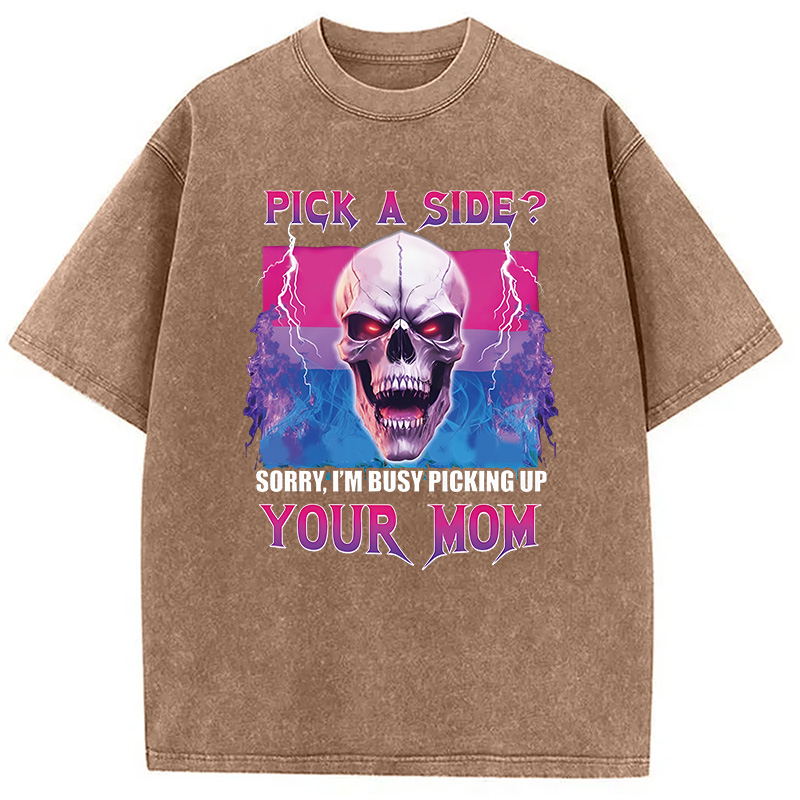 Modecanvas Pick A Side? DTG Printing Washed T-Shirt
