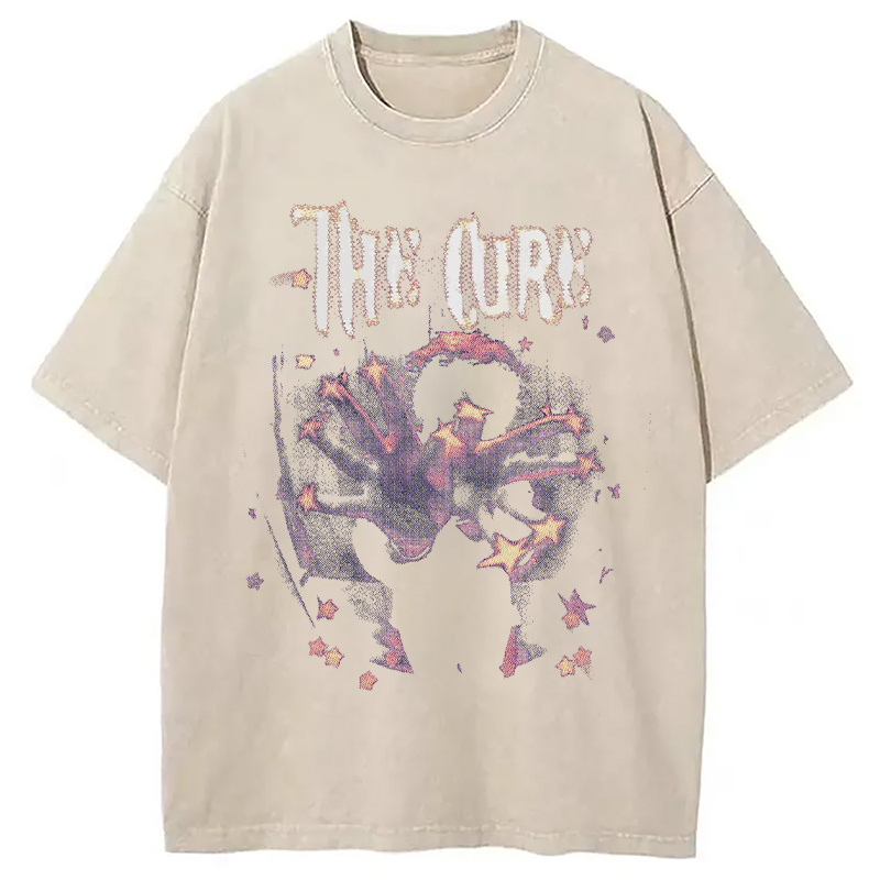 Modecanvas The Cure DTG Printing Washed T-Shirt