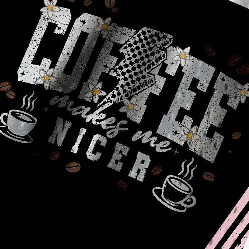 Modecanvas Coffee Makes Me Nicer Era Jersey Tank