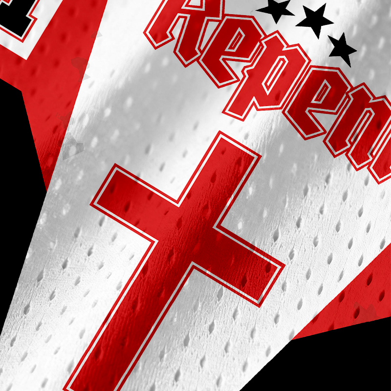 Modecanvas Repent To God Christian Jersey Tank