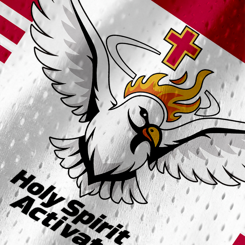 Modecanvas Holy Spirit Activate Christian Jersey Tank