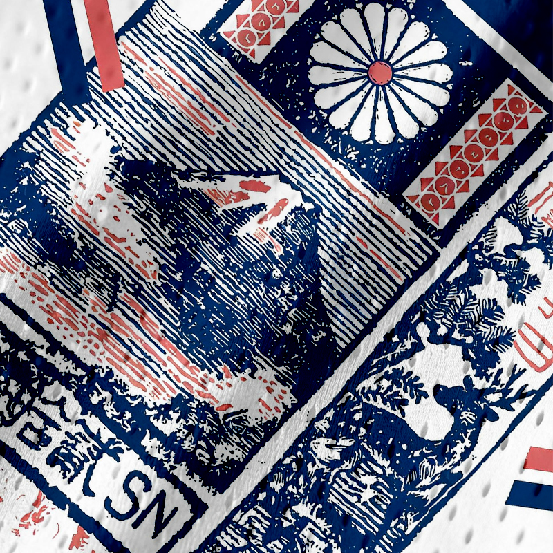 Modecanvas Japanese Mount Fuji Art Jersey Tank