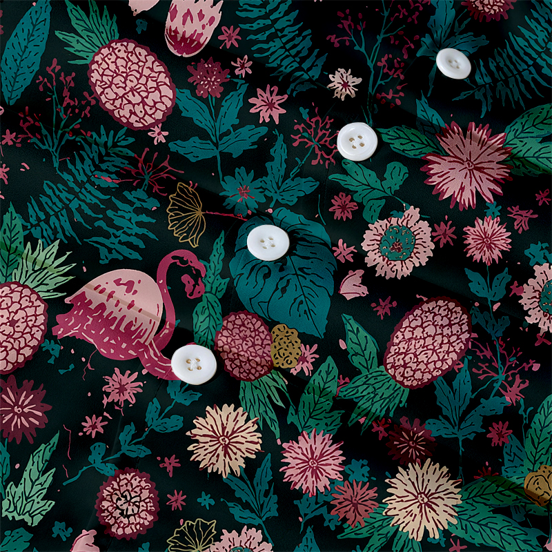 Modecanvas Blush In The Jungle Hawaiian Shirt