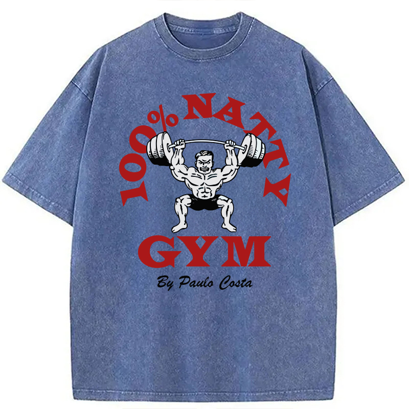 Modecanvas 100% Natty Gym DTG Printing Washed T-Shirt