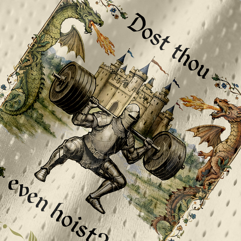 Modecanvas Dost Thou Even Hoist Medieval Jersey Tank