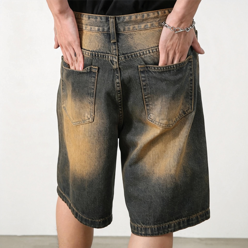 Modecanvas Classic Mud Denim Short