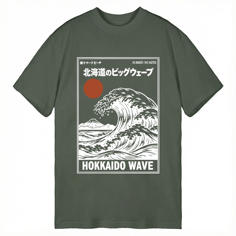 Modecanvas Retro Wave Typesetting DTG Printing Classic T-Shirt-modecanvas