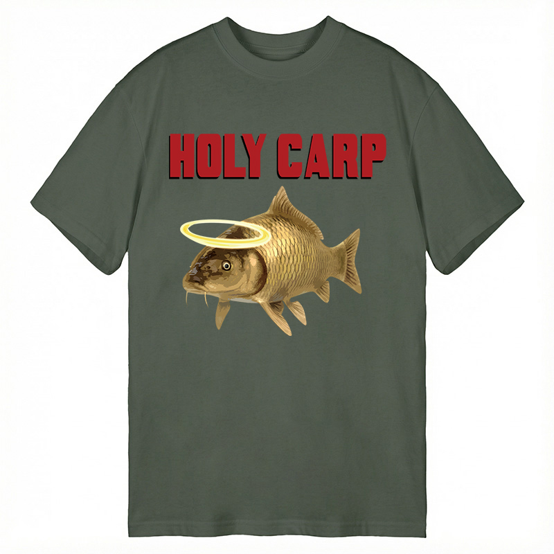 Modecanvas Holy Carp DTG Printing Classic T-Shirt-modecanvas