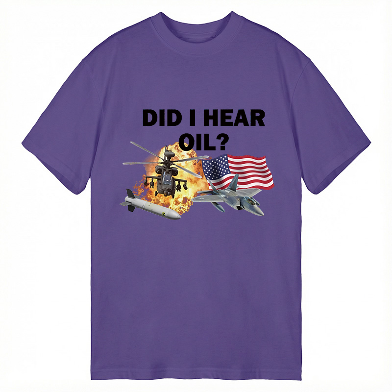Modecanvas Did I Hear Oil DTG Printing Classic T-Shirt-modecanvas