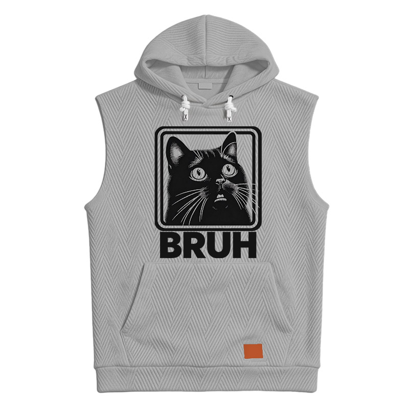 Modecanvas BRUH Cat Hooded Tank