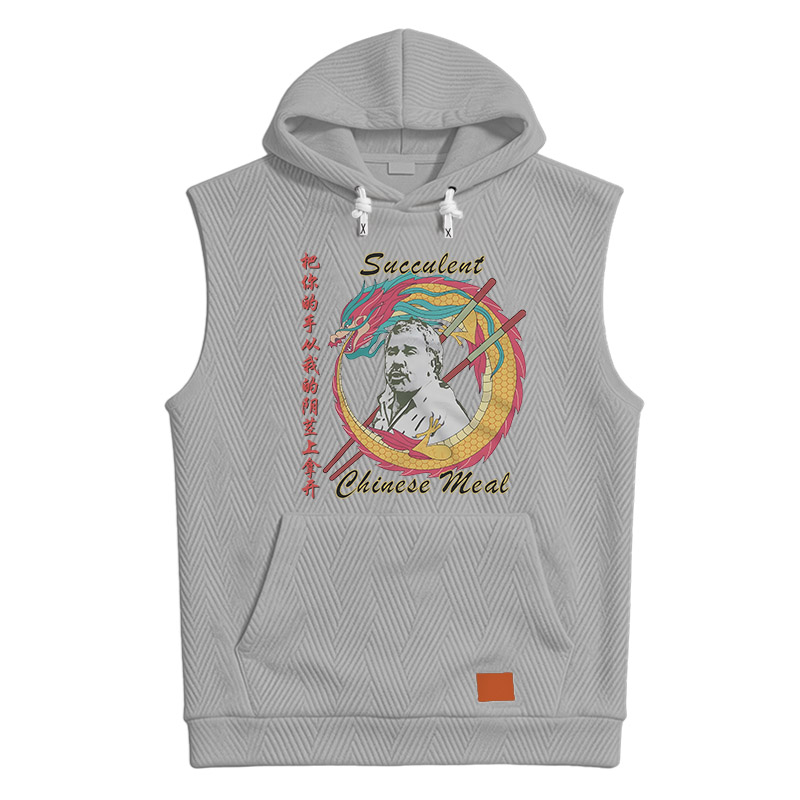 Modecanvas Succulent Chinese Meal Meme Hooded Tank