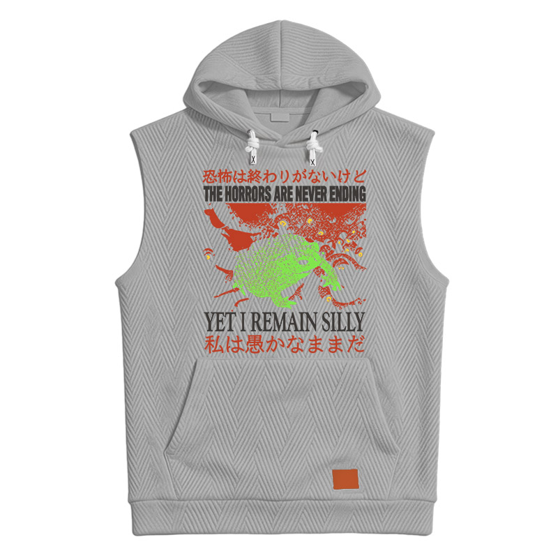 Modecanvas The Horrors are Never Ending Hooded Tank
