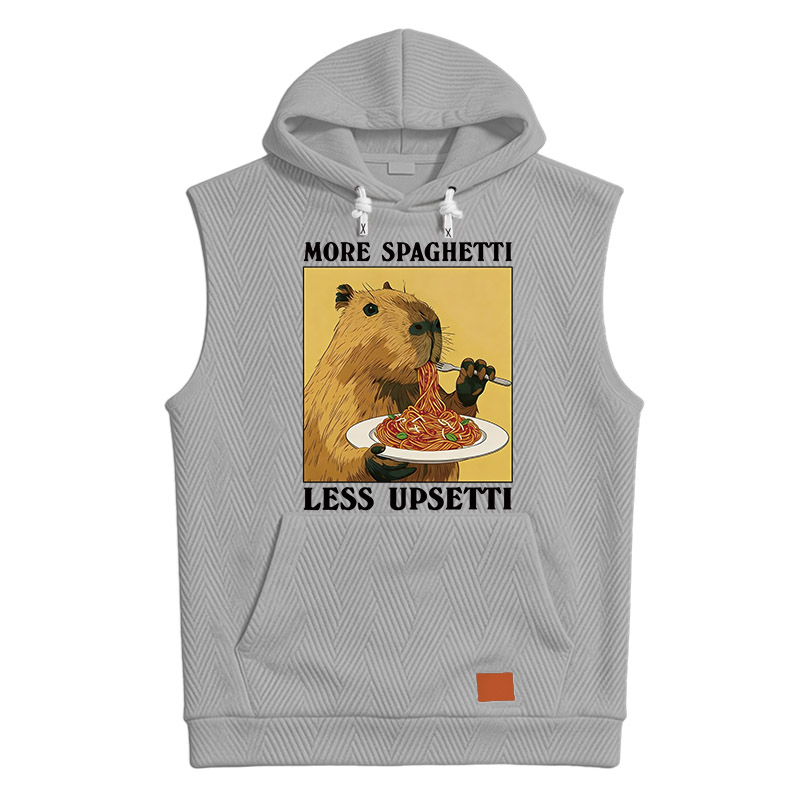 Modecanvas Capybara Eating Hooded Tank