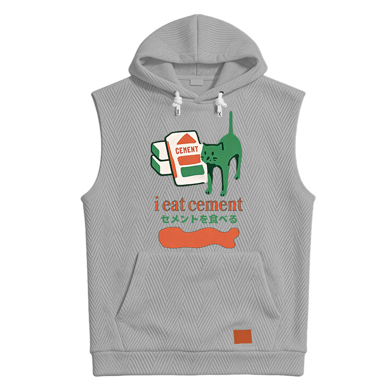 Modecanvas Cement Cat Hooded Tank