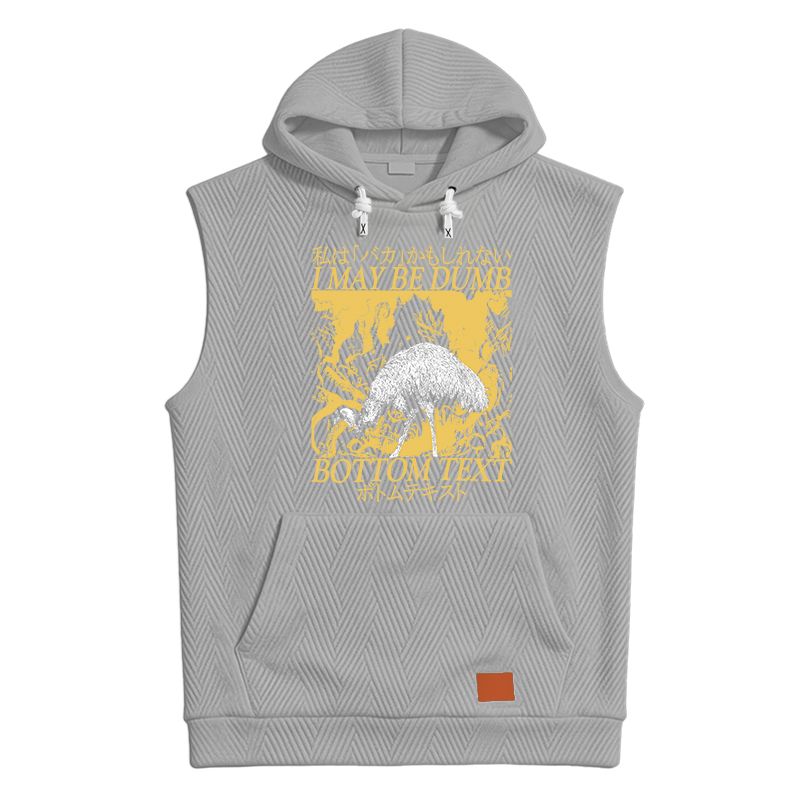 Modecanvas I May Be Dumb Hooded Tank