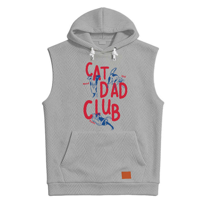 Modecanvas Cat Dad Club Hooded Tank