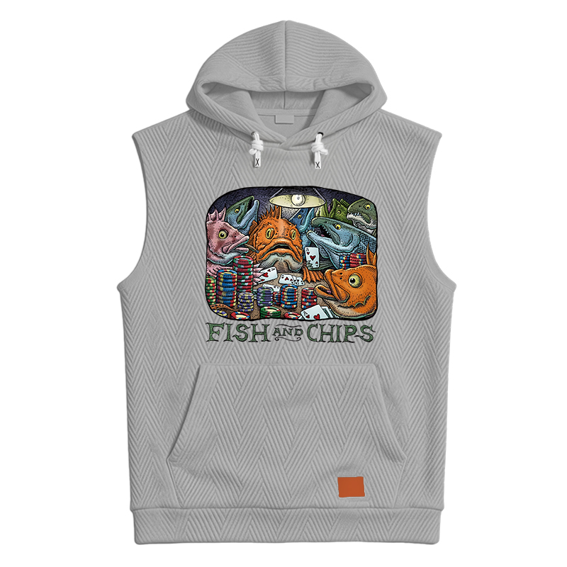 Modecanvas Fish And Chips Hooded Tank