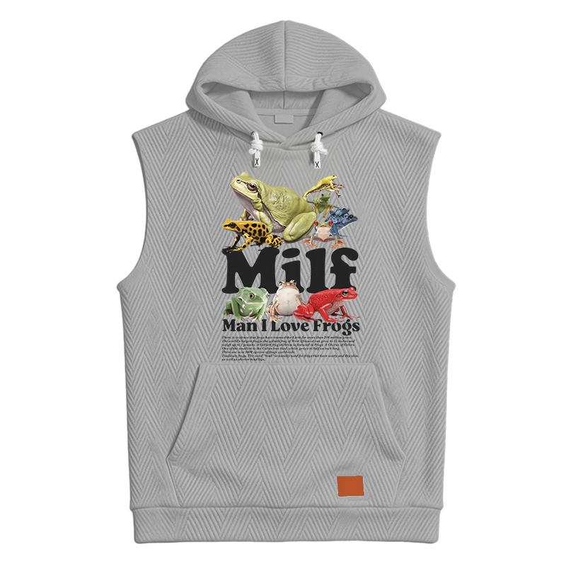 Modecanvas Man I Love Frogs Hooded Tank