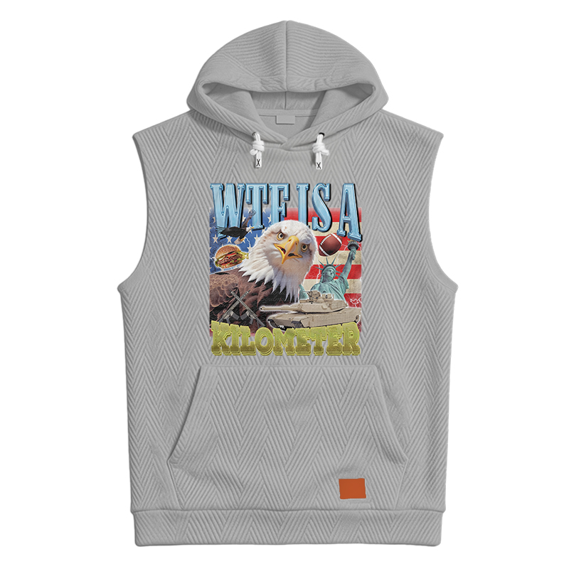 Modecanvas Funny Eagle Meme Hooded Tank