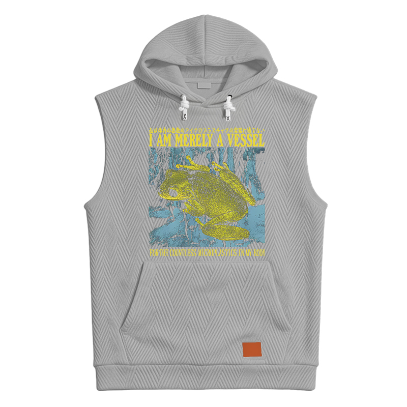 Modecanvas Funny Vintage Japanese Frog Hooded Tank