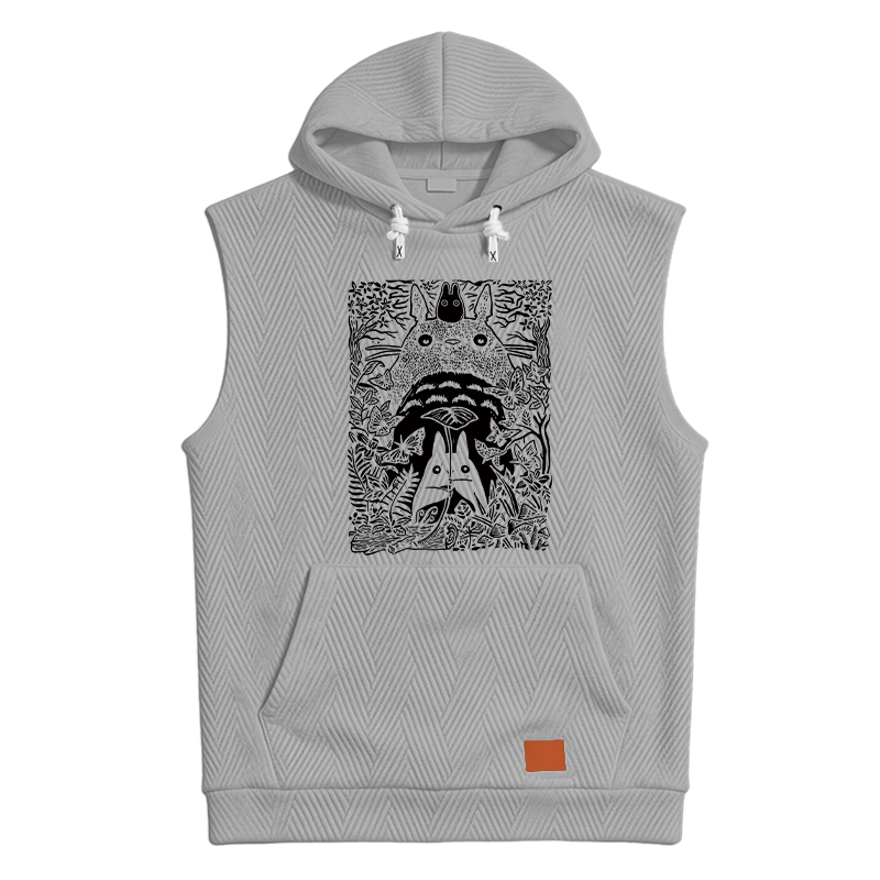 Modecanvas Vintage Neighbor Totoro Hooded Tank
