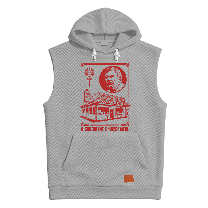 Modecanvas Democracy Manifest Chinese Restaurant Hooded Tank