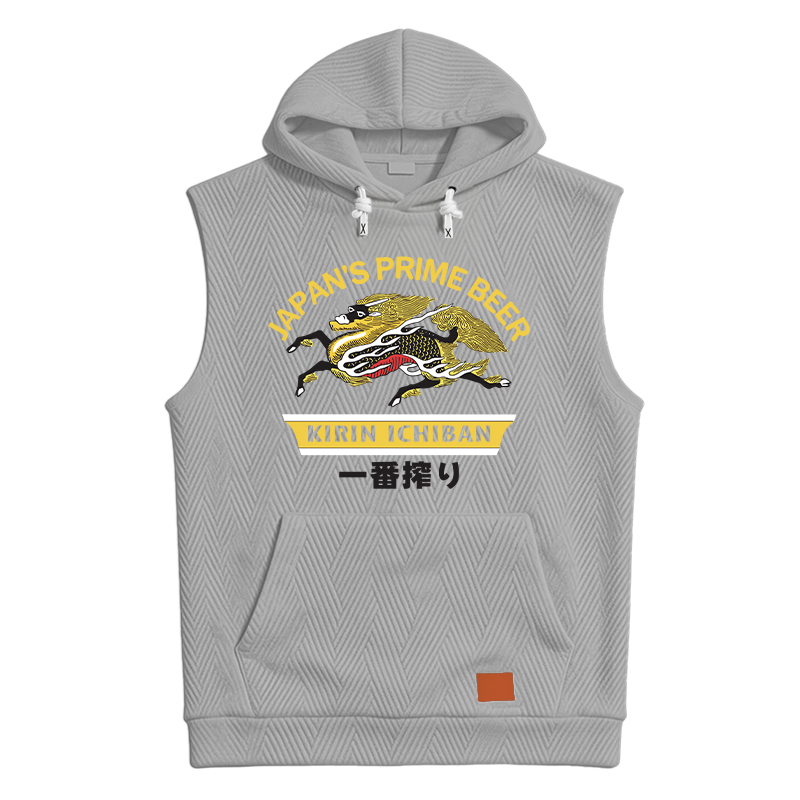 Modecanvas Kirin Ichiban Beer Logo Japanese Hooded Tank
