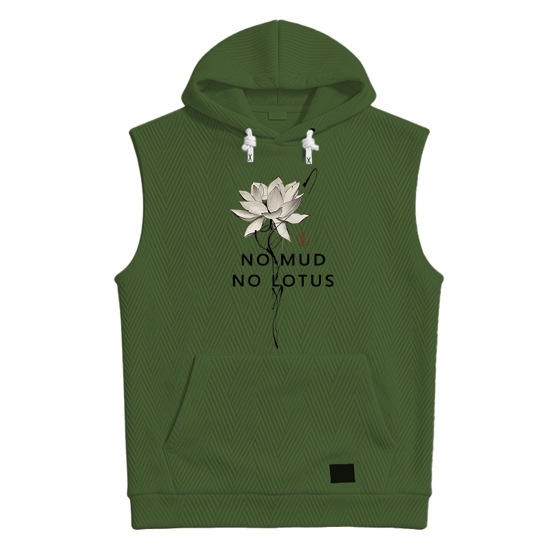 Modecanvas Japanese Zen Lotus Hooded Tank