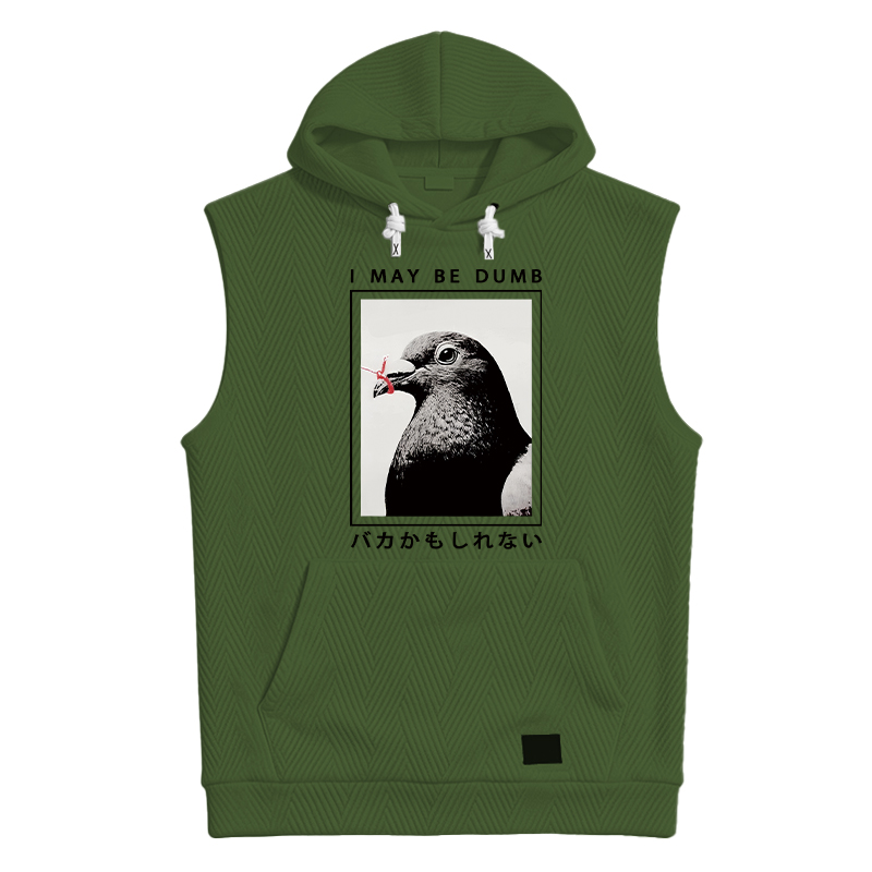 Modecanvas I May Be Dumb Funny Hooded Tank