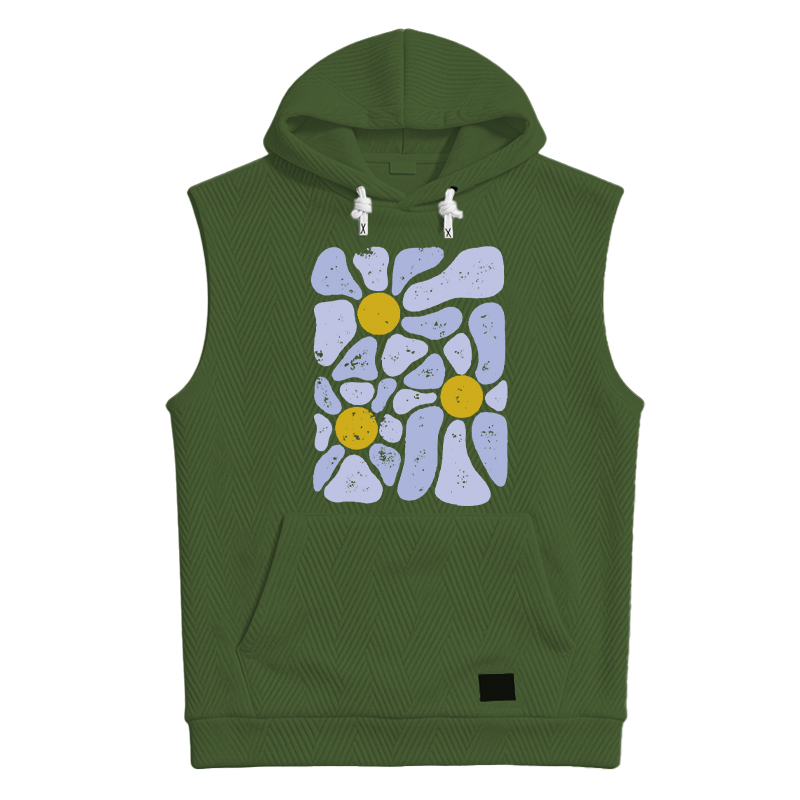 Modecanvas Abstract Flowers Art Hooded Tank