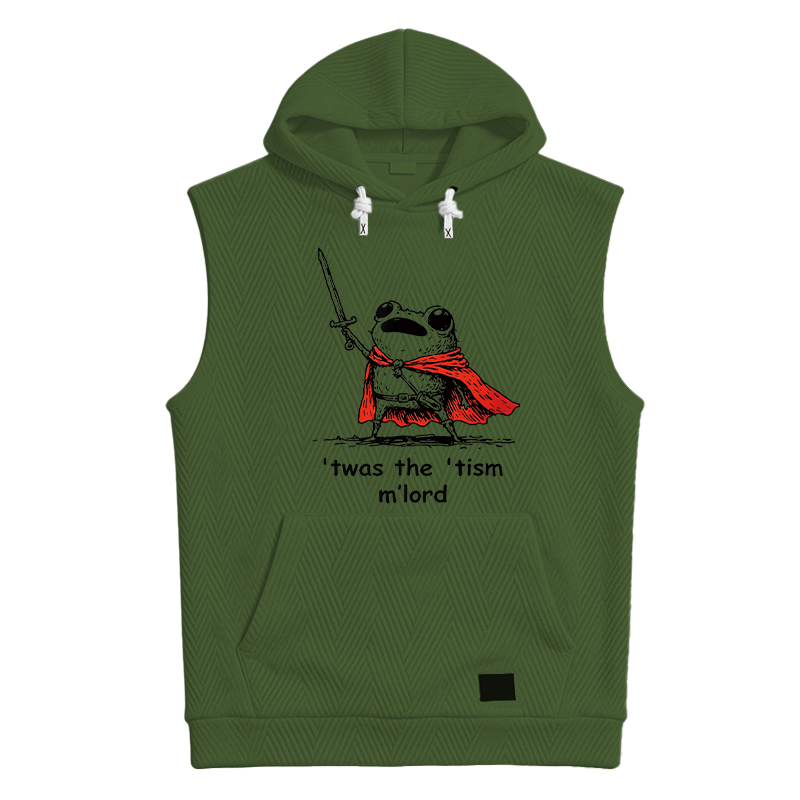 Modecanvas Twas The Tism M Lord Meme Hooded Tank
