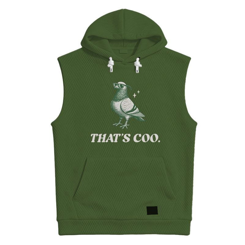 Modecanvas Retro Funny Pigeon Puns 90s Hooded Tank
