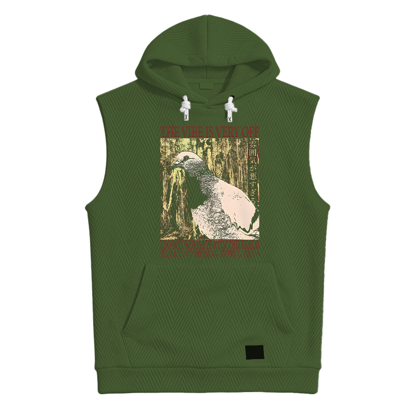 Modecanvas The Vibe is Very Off Hooded Tank