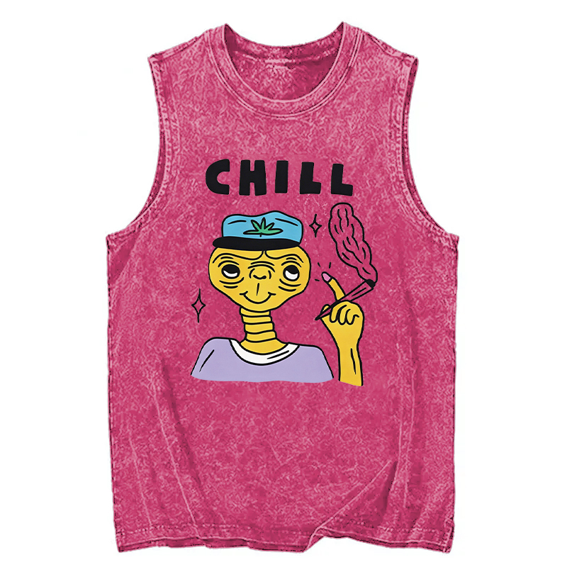 Modecanvas Chill DTG Printing Washed Tank-modecanvas