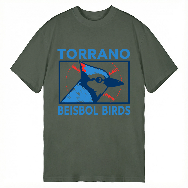 Modecanvas Torrano Beisbol Birds DTG Printing Classic T-Shirt-modecanvas