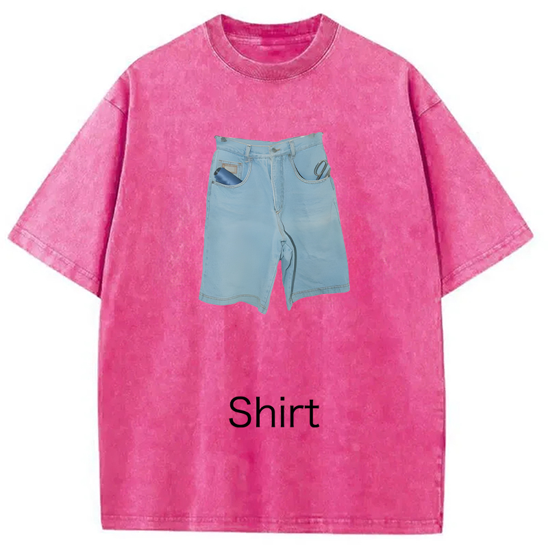 Modecanvas Weirdcore Clothing DTG Printing Washed T-Shirt