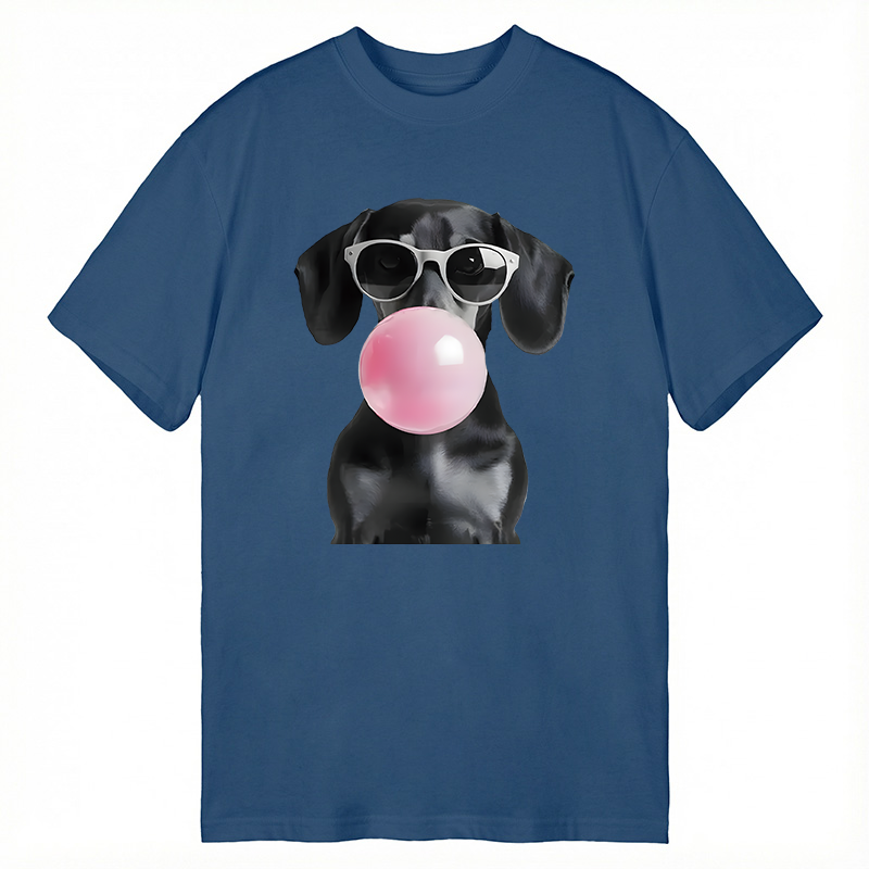 Modecanvas Dachshund Vintage DTG Printing Classic T-Shirt-modecanvas