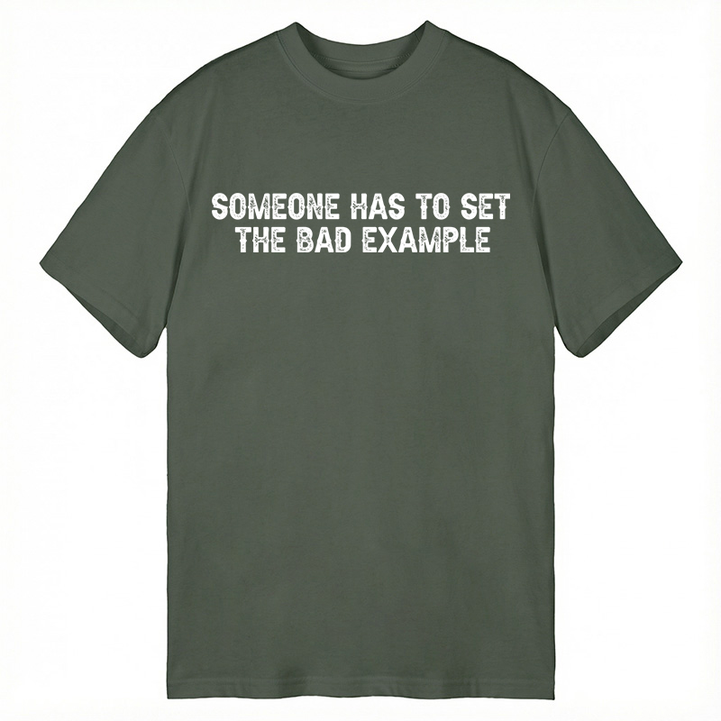 Modecanvas Bad Example DTG Printing Classic T-Shirt-modecanvas