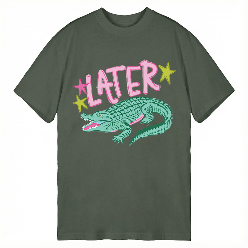 Modecanvas Later Gator DTG Printing Classic T-Shirt-modecanvas