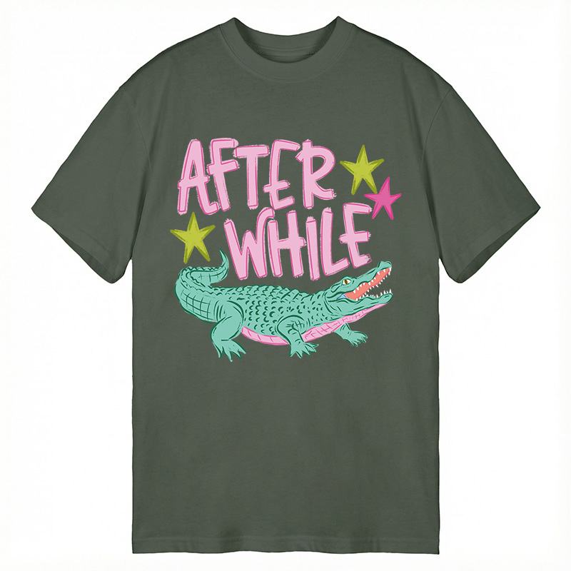 Modecanvas After While DTG Printing Classic T-Shirt-modecanvas