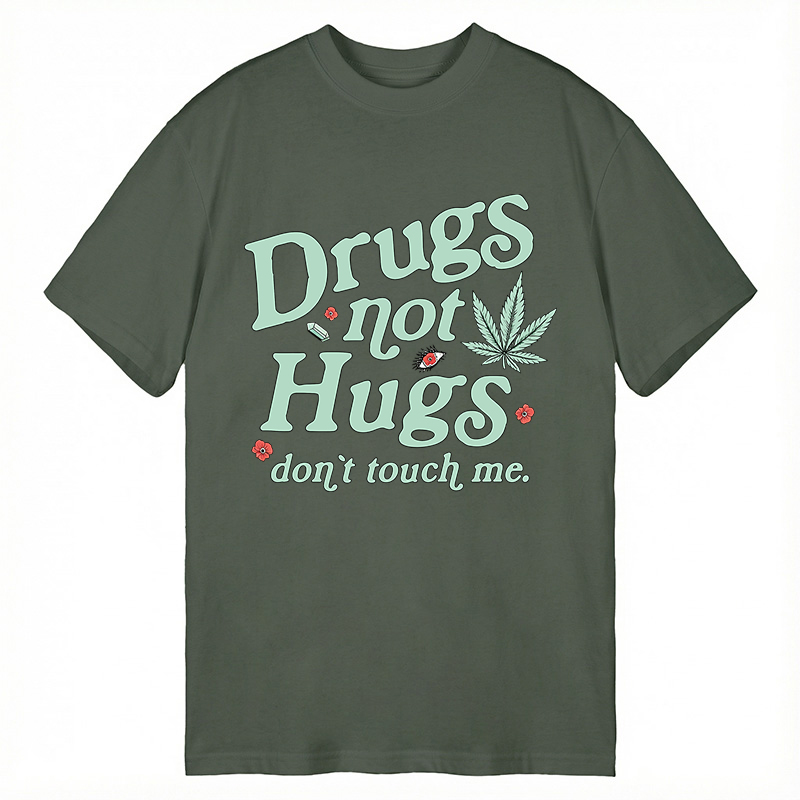 Modecanvas Sarcastic Weed DTG Printing Classic T-Shirt-modecanvas